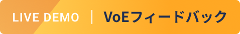 LIVE DEMO VoEフィードバック